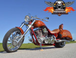 2008 BOURGET KRUZER SOFTAIL CHOPPER BAGGER 330 REAR TIRE PRO STREET