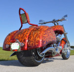 2008 BOURGET KRUZER SOFTAIL CHOPPER BAGGER 330 REAR TIRE PRO STREET