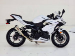 2023 Kawasaki Ninja® 400 Pearl Blizzard White/Metallic Carbon Gray