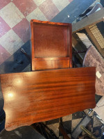 Antique mahogany game table