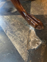 Antique mahogany game table