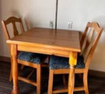 SMALL used table w/2 chairs of your choice