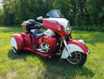 2020 INDIAN ROADMASTER ICON WITH CALIFORNIA SIDE CAR TRIKE, LIKE NEW!!
