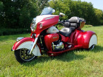 2020 INDIAN ROADMASTER ICON WITH CALIFORNIA SIDE CAR TRIKE, LIKE NEW!!