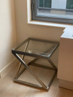 Glass Side Table
