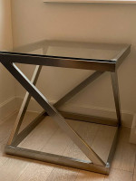 Glass Side Table