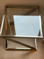 Glass Side Table