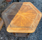 Hexagon End Table