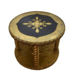 Vintage Gold End Table Accent Table