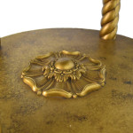 Vintage Gold End Table Accent Table