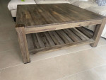 Wooden coffee table