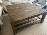 Wooden coffee table