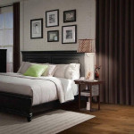 Brightech End Table 56 in Havana Brown w/ Built-In LED Lamp Brown Shad