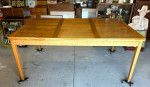 Danish Modern Mobler Draw Leaf Kitchen Table - NICE!!!