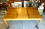 Danish Modern Mobler Draw Leaf Kitchen Table - NICE!!!