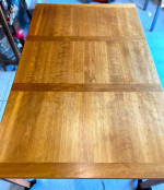 Danish Modern Mobler Draw Leaf Kitchen Table - NICE!!!