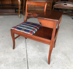 Vintage Cherry Wood Telephone Table/Gossip Bench
