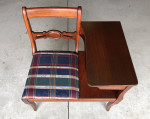 Vintage Cherry Wood Telephone Table/Gossip Bench
