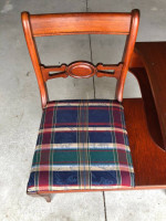 Vintage Cherry Wood Telephone Table/Gossip Bench