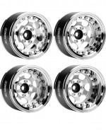 GLOBACT Aluminum 1.9 in Beadlock Wheels Adjustable Offset for 1/10 TRX4 TRX6 Axial SCX10 I II III Redcat GEN7 GEN8 RC