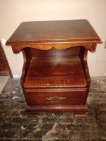 26 1/2 in High One Drawer End Table