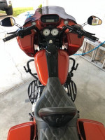 2011 HARLEY ROAD GLIDE & ALUMA STAND UP TRAILER