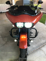 2011 HARLEY ROAD GLIDE & ALUMA STAND UP TRAILER