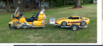 GL1800 Honda Gold Wing @ Trailer