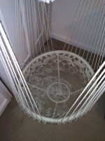 Vintage Macreme Hanging Table