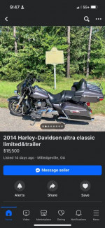 Package deal 6x10 enclosed trailer and 2014 Ultra Classic limited Mt.