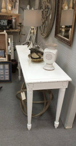 White Console Table