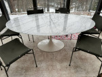 Marble Tulip Table