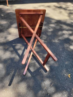 5-Piece TV Snack Solid Wood Table
