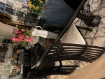 Italian birch black Lacquer dining table