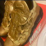 Nike gold Air Moneys