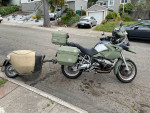 Great bike, with uni go trailer