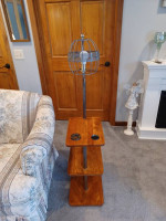 Vtg Refurbished Lamp/Table