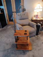 Vtg Refurbished Lamp/Table