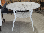 Old Salterini Ornate Patio Table & 4 Chairs..extreme rare