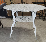 Old Salterini Ornate Patio Table & 4 Chairs..extreme rare