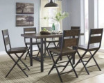 Kavara Counter Height Dining Table and 6 Barstools