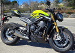 YELLOW Triumph Street Triple Moto2