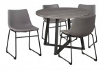 Owingsville Dining Table and 2 Chairs and 2 Benches