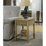Convenience Concepts American Heritage Logan 1 Drawer End Table with P