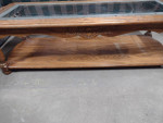 Coffee table glass top