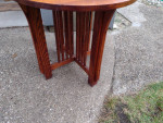 Large oak accent table