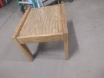 Wood side table