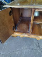 Large end table with storage