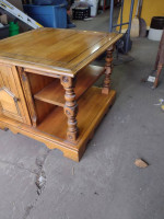 Large end table with storage