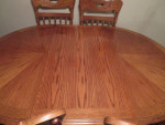 Oak Table with 6 Chairs